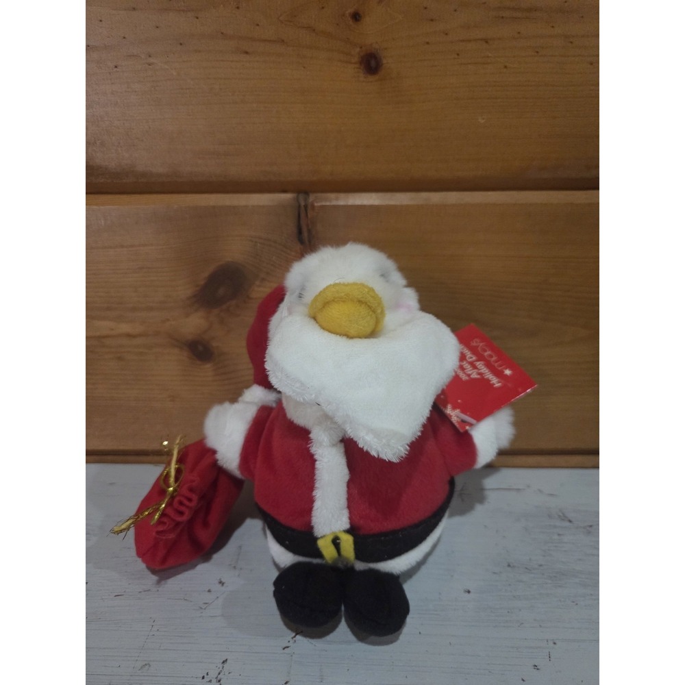 Vintage 1990 Will Bullas Art SANTA'S‎ HELPER Plush Duck Christmas HALLMARK F41